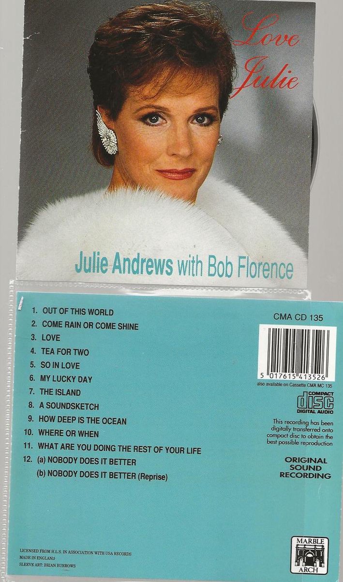 Julie Andrews With Bob Florence