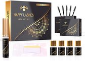 Happy Lashes® Professionele Wimperlifting Set - Populaire Lash Lift Set - Wimperkruller - Sterkere wimpers - Wimperserum - Vernieuwde Wimperlifting Set