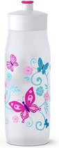 emsa Drinkfles SQUEEZE KIDS, 0,6 Liter, Vlinder