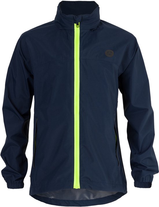 AGU GO Kids Regenjas Essential - Blauw - 140 - Meisjes & Jongens - Waterdicht & Ademend