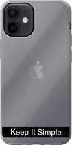 Apple iPhone 12 Mini - Smart cover - Transparant - Simple