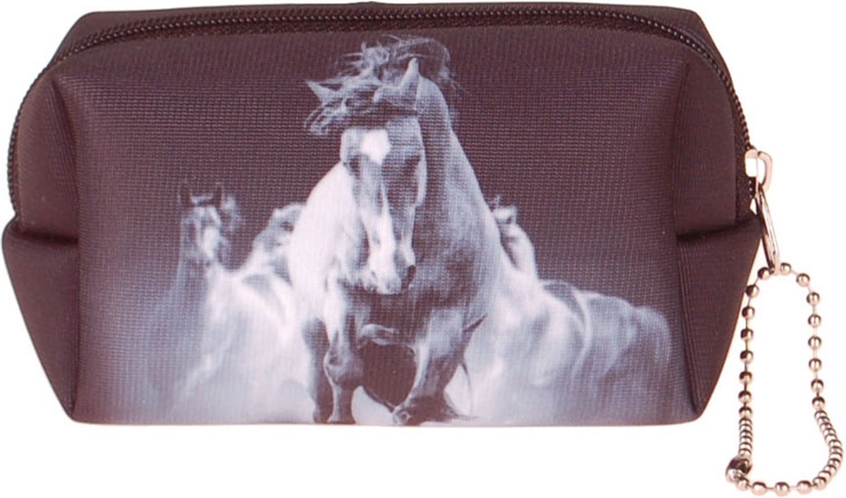 Kleine etui/klein toilettasje paard