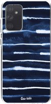 Casetastic Samsung Galaxy A72 (2021) 5G / Galaxy A72 (2021) 4G Hoesje - Softcover Hoesje met Design - Electrical Navy Print