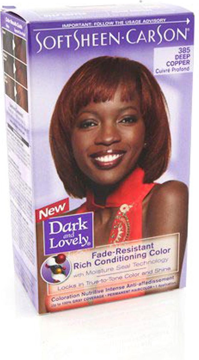 Dark and Lovely Hair Color Deep Copper 385