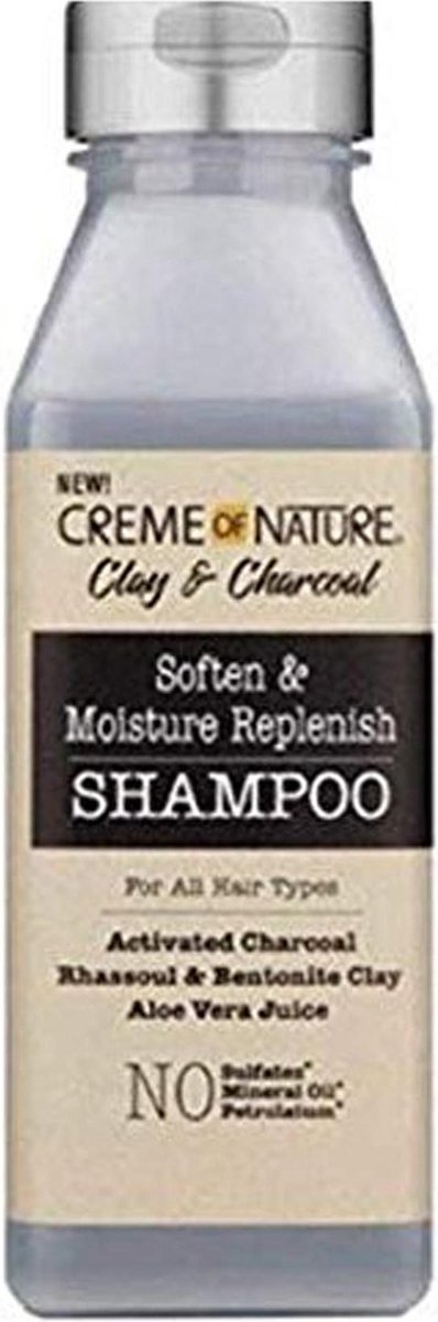 Creme of Nature Clay & Charcoal Soften & Moisture Replenish Shampoo 355ml