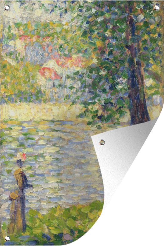 Tableau Georges Seurat – Agriculteur Avec La Houe – Reproduction Toile Prête à Accrocher