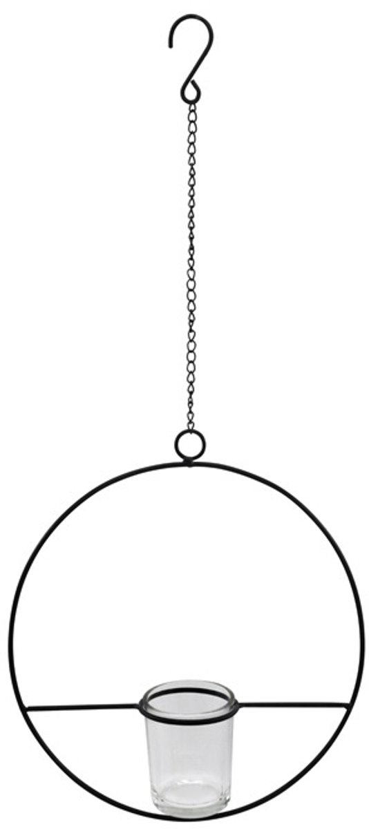 hangende ring met waxine 24 cm