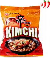 Nongshim Spicy Kimchi Ramen - Instant Pittige Kimchi Taste Noedels - Hot Pikante Noedels (5 stuks x120g)