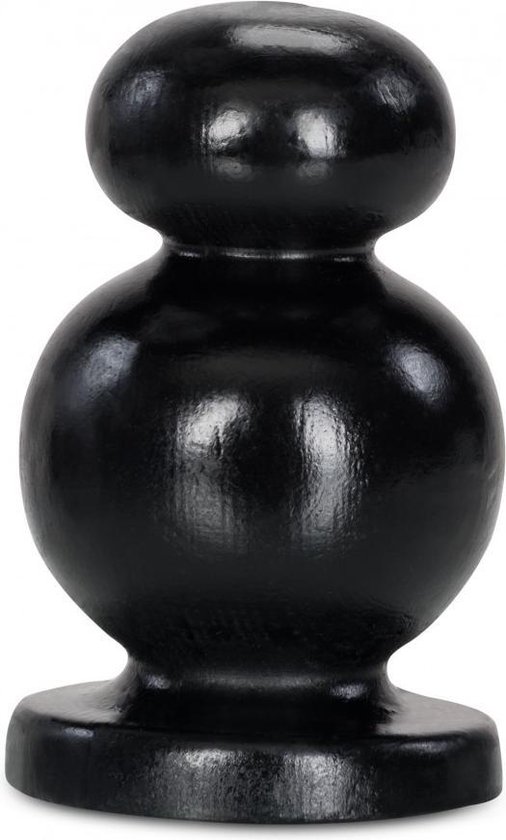 XXLTOYS – Alin – XXL Plug – Inbrenglengte 11 X 7.5 cm – Black – Uniek design Buttplug – Stevige Anaal plug – Made in Europe