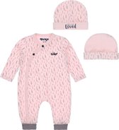 Dirkje Bio Basic Set (2delig) Roze Boxpak met Mutsje - Maat 50
