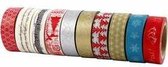 Masking Tape, b: 15 mm, , Kerstmis, 10x10m