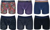 Boxershort heren - Heren ondergoed - Boxershorts jongens - Assorti gekleurd - Maat L - 6 stuks