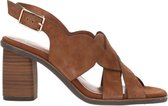 Tamaris Sandalen met hak cognac - Maat 38