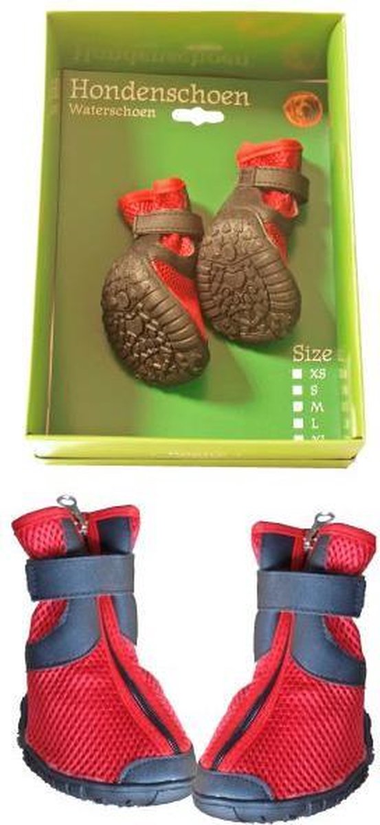 Boony Waterhondenschoenen Rood/Zwart