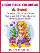 Libro para colorear de sirenas