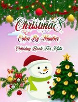 Christmas Color By Number Coloring Book For Kids