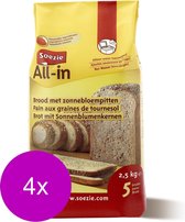 Soezie All-In Brood Zonnebloempitten - Bakproducten - 4 x 2.5 kg