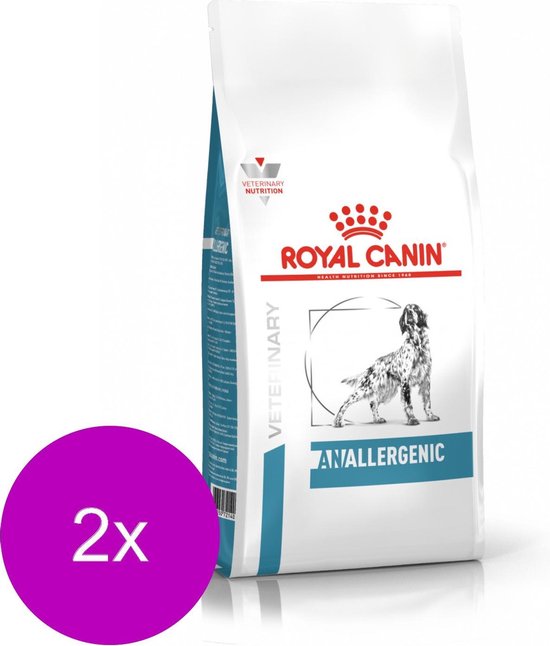 Gorgelen Meter Aanval Royal Canin Veterinary Diet Anallergenic - Hondenvoer - 2 x 8 kg | bol.com
