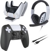 Playstation 5 gamer pack - Headset - Oplaadkabel - DualSense Hoes - Thump grips