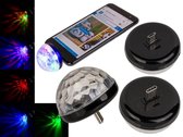 Party Lamp -  mini LED disco light- portable light- Feestverlichting voor mobiele telefoons - USB C - Soundactive Micro - Mini Disco Lamp