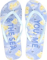 Esschert Design Teenslippers Zee Rubber Blauw Maat 36/37