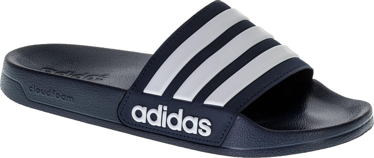 Adidas Adilette Cloudfoam Shower Slippers - Donkerblauw - Maat 36 2/3 | bol.com