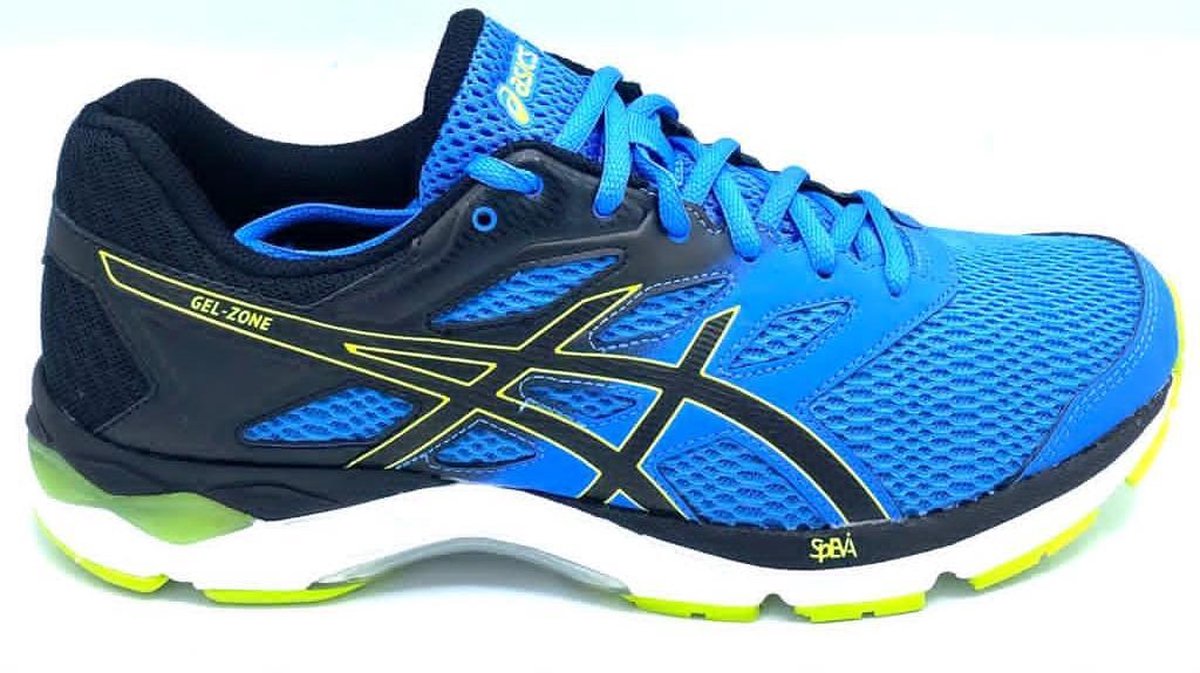 Asics Gel-Zone 6 - Zwart, Wit, Groen, Blauw - Maat 47 | bol.com