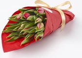 Tukiss tulpen - Bloemen - Rood - 18 stuks - Bloemen boeket - Cadeau