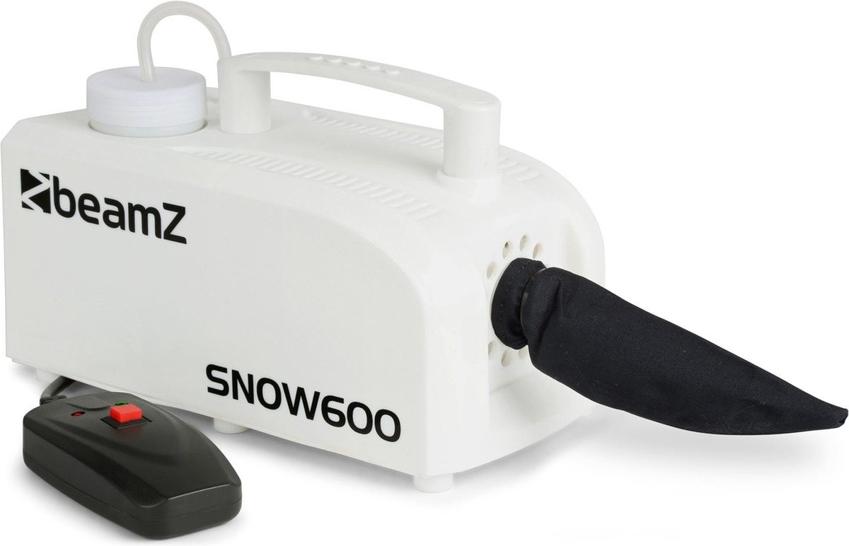 Sneeuwmachine - BeamZ SNOW600 sneeuwmachine 600W met afstandsbediening - BeamZ