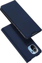 Dux Ducis - Pro Serie Slim wallet hoes - Geschikt voor Xiaomi Mi 11 - Blauw