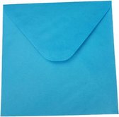 Enveloppen - Blauw - 14 x 14 cm - 15 stuks