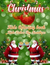 Christmas Kids Coloring Book Kids Color By Numbers