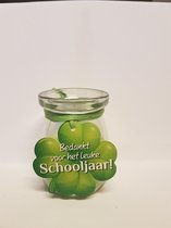 kaarsje bedankt voor het schooljaar