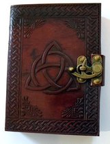 Triquetra Leather Embossed Journal