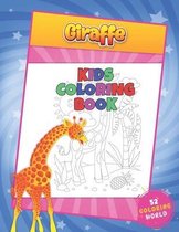 Giraffe Kids Coloring Book
