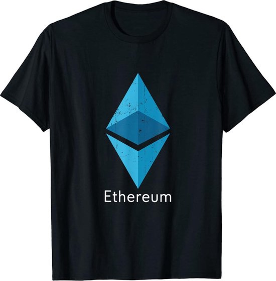 Ethereum Cryptocurrency T-shirt - ETH logo groot - Crypto shirt - Zwart -  Maat L - Heren | bol.com