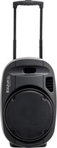 Ibiza PORT15VHF-MKII 800 Watt mobiel geluidssysteem 15 inch - VHF - Met USB-MP3, VOX, Bluetooth en 2 draadloze VHF microfoons