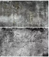 PVC achtergrond voor fotografie - Steen / Beton look - Donkergrijs - Dubbelzijdig - Food en product fotografie - Waterproof - 58 x 86 cm