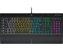 Corsair K55 RGB Pro - Gaming Toetsenbord - BE Azerty - Zwart