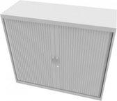 Roldeurkast Proline 105 x 120 cm (HxB) - Aluminium - 1 Legbord - 45 Cm Diep - 2 Sleutels