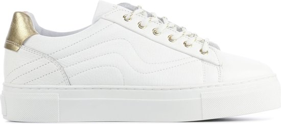 HABOOB Vrouwen Leren Lage sneakers / Damesschoenen 6729 - Wit - Maat 37 |  bol.com