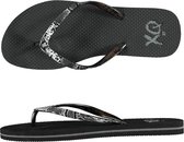 XQ Dames Teenslippers Slang Zwart 39