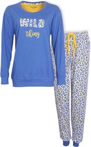 Irresistible Dames Pyjama Blauw IRPYD1001A - Maten: XXL