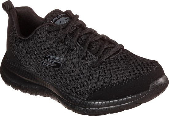 Skechers Bountiful Be Kind dames sneakers - Zwart - Maat 40 - Extra comfort  - Memory Foam | bol.com