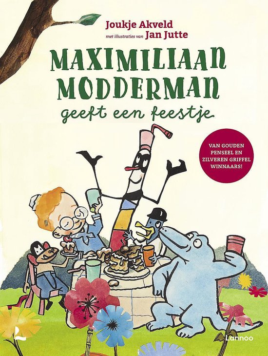 Maximiliaan Modderman geeft een feestje (prentenboek van het jaar 2023)