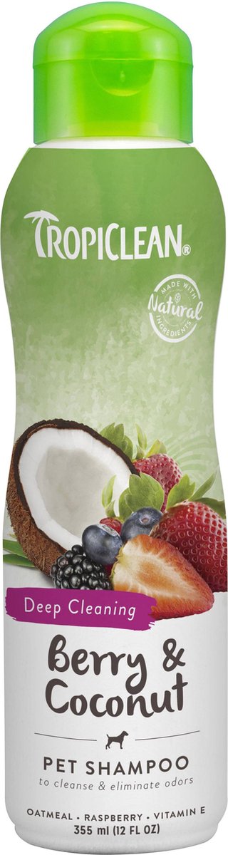 TropiClean Berry & Coconut Hondenshampoo 355ML