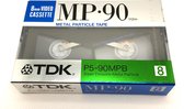 TDK MP 90 Metal Video 8mm Blank Cassette Tape P5-90MPB