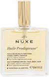 Nuxe Huile Prodigieuse multi-purpose dry oil in een glazen fles met gouden dop. 50 ml.