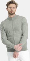State of Art Mouliné vest met hoge kraag - Heren - Maat: XXL