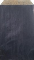 Blauwe papieren - fournituren zakjes - cadeauzakjes 10x16cm per 100 stuks